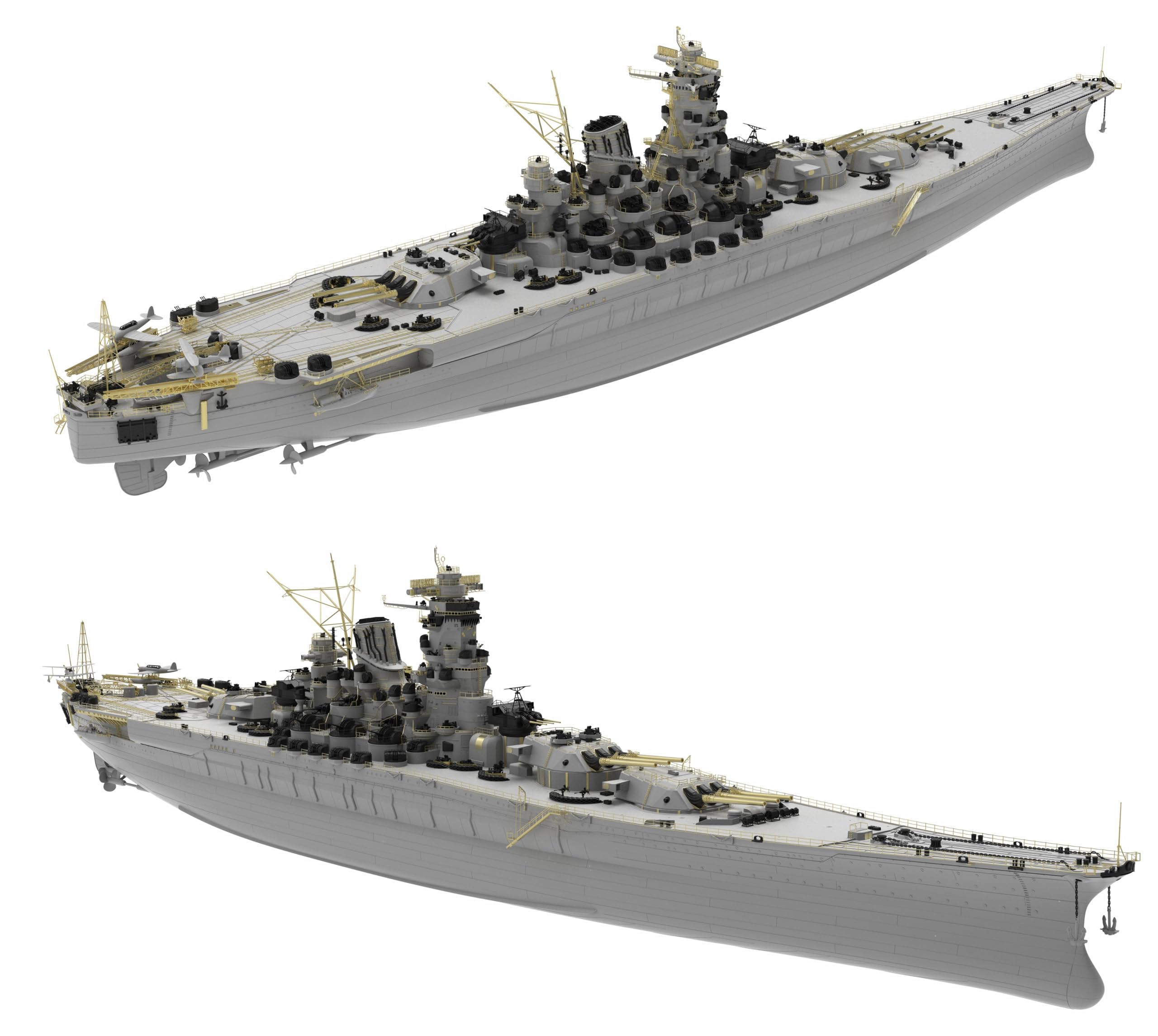 Amazon | ベリーファイア 1/700 日本海軍 戦艦 大和 天一号作戦時